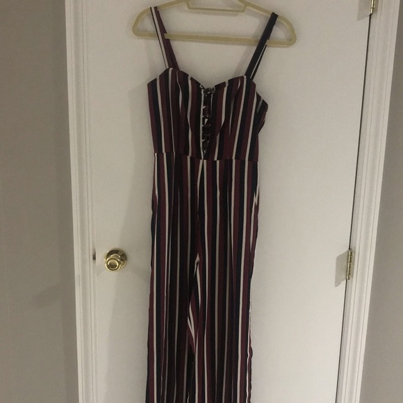 Flynn Skye Striped Jumpsuit - Picture 4 of 6